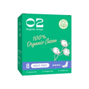 O2 Organic Cotton Extra Long Pad (330mm) 6pcs